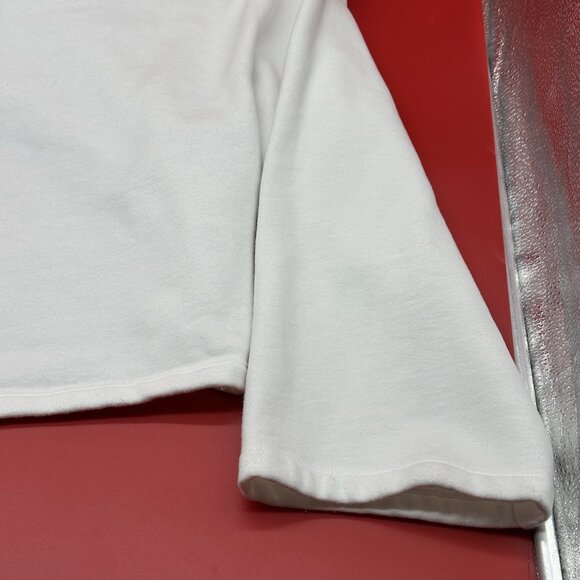 Fabletics Skye Tie Plus Women's Size 3X White Open Back Pullover Sweatshirt - Picture 4 of 11